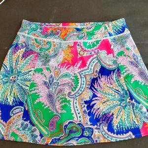 NWT Ralph Lauren RLX  Women's Golf Paisley Skort